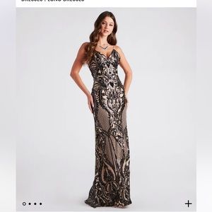 Windsor sequin formal dress (small)